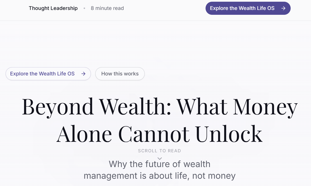 Capital Markets — Beyond Wealth Intelligence